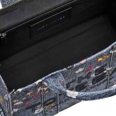 THE TROMPE L'OEIL TRINKET CANVAS MEDIUM TOTE BAG